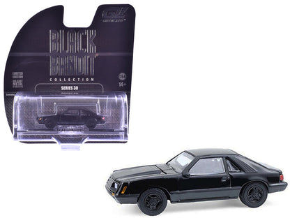 1979 Ford Mustang Fastback Black "Black Bandit" Series 30 1/64 Diecast Model Car by Greenlight-2