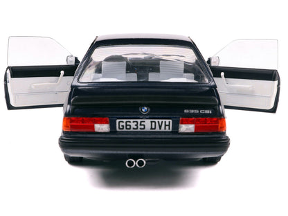 1984 BMW 635 CSI (E24) Macau Blue Metallic 1/18 Diecast Model Car by Solido-1