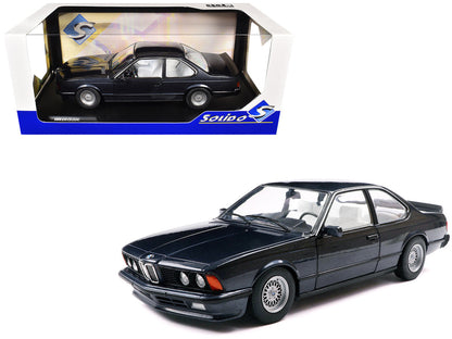 1984 BMW 635 CSI (E24) Macau Blue Metallic 1/18 Diecast Model Car by Solido-4
