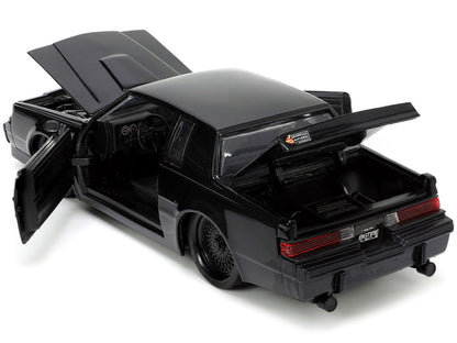 1987 Buick Grand National Black Metallic "Blackbird" "Bigtime Muscle" Series 1/24 Diecast Model Car by Jada-2