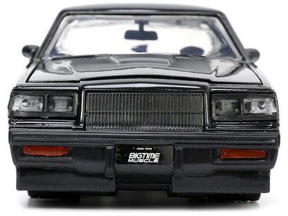 1987 Buick Grand National Black Metallic "Blackbird" "Bigtime Muscle" Series 1/24 Diecast Model Car by Jada-3
