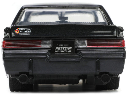 1987 Buick Grand National Black Metallic "Blackbird" "Bigtime Muscle" Series 1/24 Diecast Model Car by Jada-4