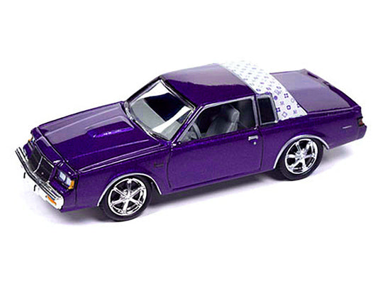 1987 Buick Regal T-Type Purple Metallic Limited Edition to 3600 pieces Worldwide 1/64 Diecast Model Car by Johnny