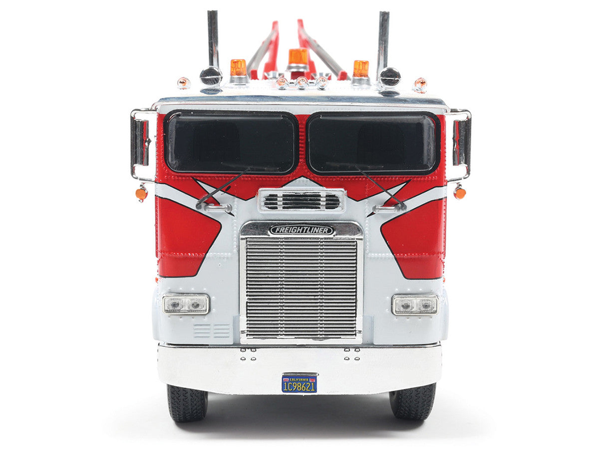 1987 Freightliner FLA Tow Truck Red and White 1/43 Diecast Model by IXO Models-1