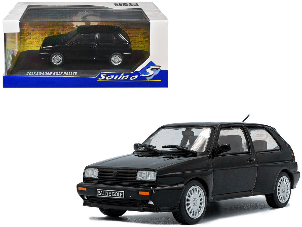 1989 Volkswagen Golf Rallye G60 Black 1/43 Diecast Model Car by Solido-0