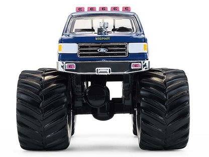 1990 Ford F-350 Monster Truck "Bigfoot #4" Blue "Kings of Crunch" Series 16 1/64 Diecast Model Car by Greenlight-3