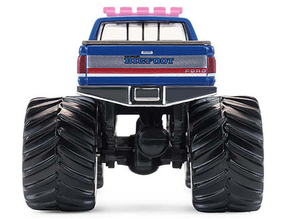 1990 Ford F-350 Monster Truck "Bigfoot #4" Blue "Kings of Crunch" Series 16 1/64 Diecast Model Car by Greenlight-4