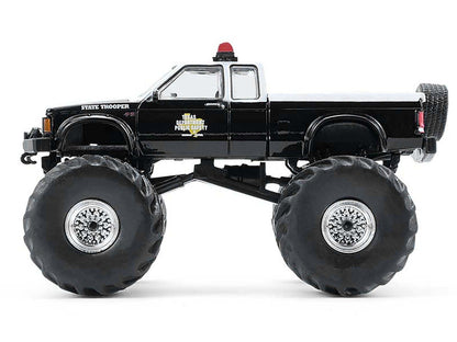 1990 GMC S-15 Monster Truck "Texas Department of Public Safety" Black and White "Kings of Crunch - Hot Pursuit" Special Edition 1/64 Diecast Model Car by Greenlight-1