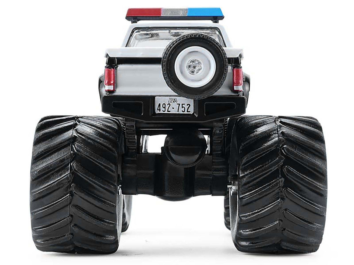 1990 GMC S-15 Monster Truck "Texas Department of Public Safety" Black and White "Kings of Crunch - Hot Pursuit" Special Edition 1/64 Diecast Model Car by Greenlight-2