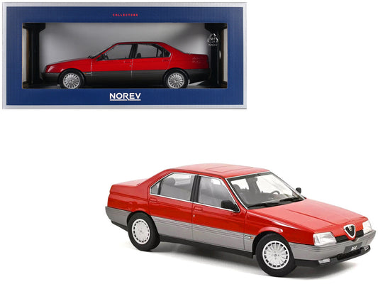 1991 Alfa Romeo 164 Red 1/18 Diecast Model Car by Norev - Car Models