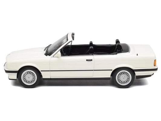 1991 BMW 325i Cabriolet Alpine White 1/18 Diecast Model Car by Norev-2