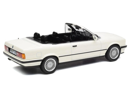 1991 BMW 325i Cabriolet Alpine White 1/18 Diecast Model Car by Norev-3