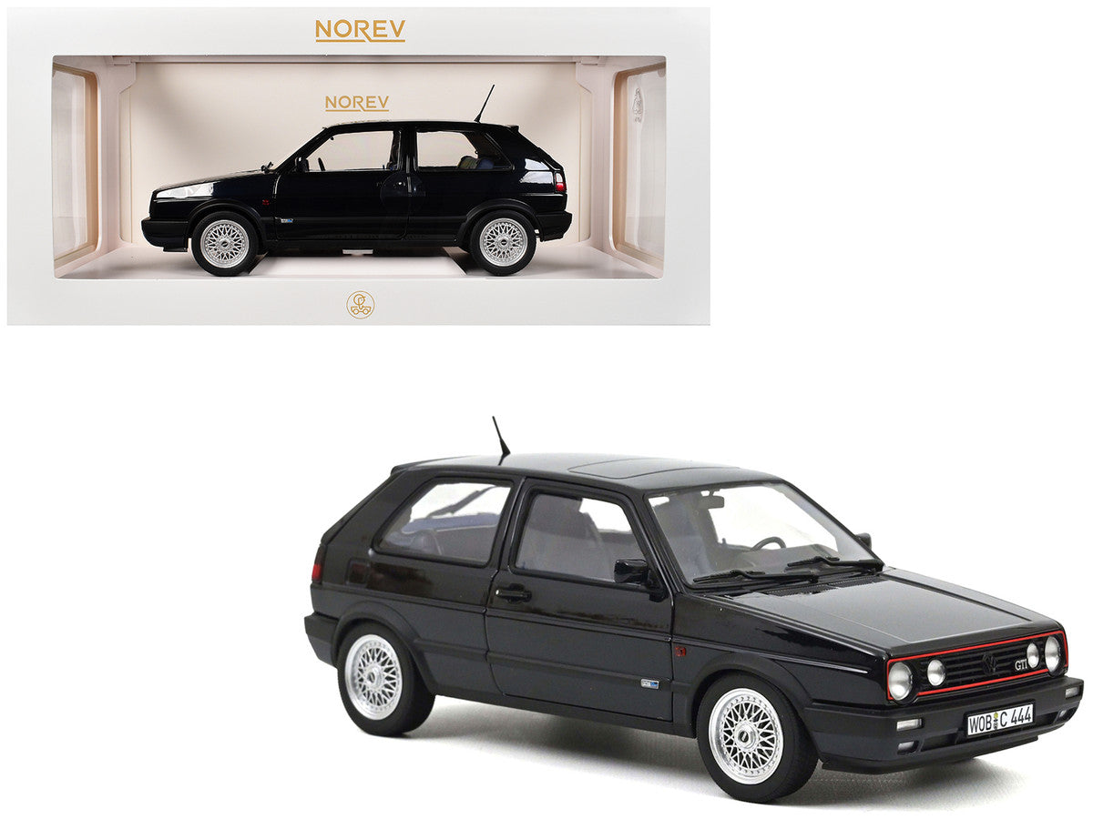1991 Volkswagen Golf GTI Edition Blue Moonlight Blue Metallic 1/18 Diecast Model Car by Norev-4