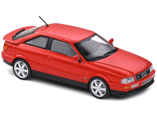 1992 Audi Coupe S2 Lazer Red 1/43 Diecast Model Car by Solido - Car Models