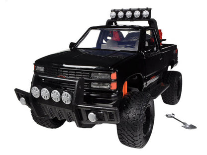 1992 Chevrolet 454 SS Pickup Truck Off Road Black 1/24 Diecast Model by Motormax-1