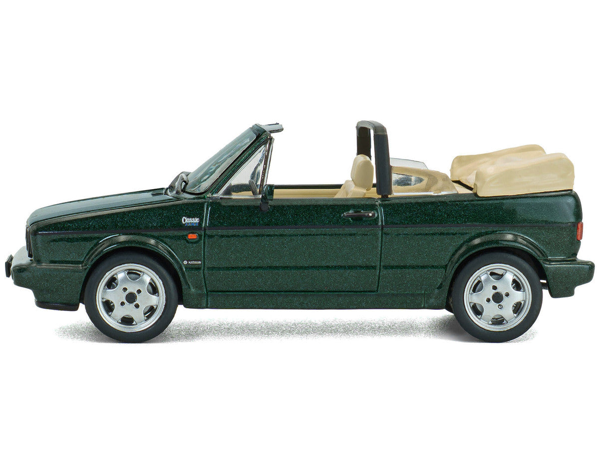 1992 Volkswagen Golf Cabrio Classic Line Classic Green Metallic 1/43 Diecast Model Car by Solido-2