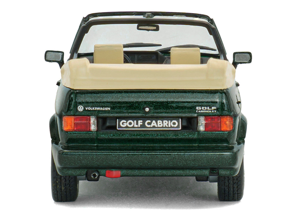 1992 Volkswagen Golf Cabrio Classic Line Classic Green Metallic 1/43 Diecast Model Car by Solido-0