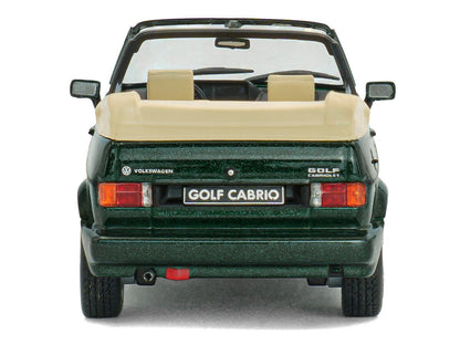 1992 Volkswagen Golf Cabrio Classic Line Classic Green Metallic 1/43 Diecast Model Car by Solido-0