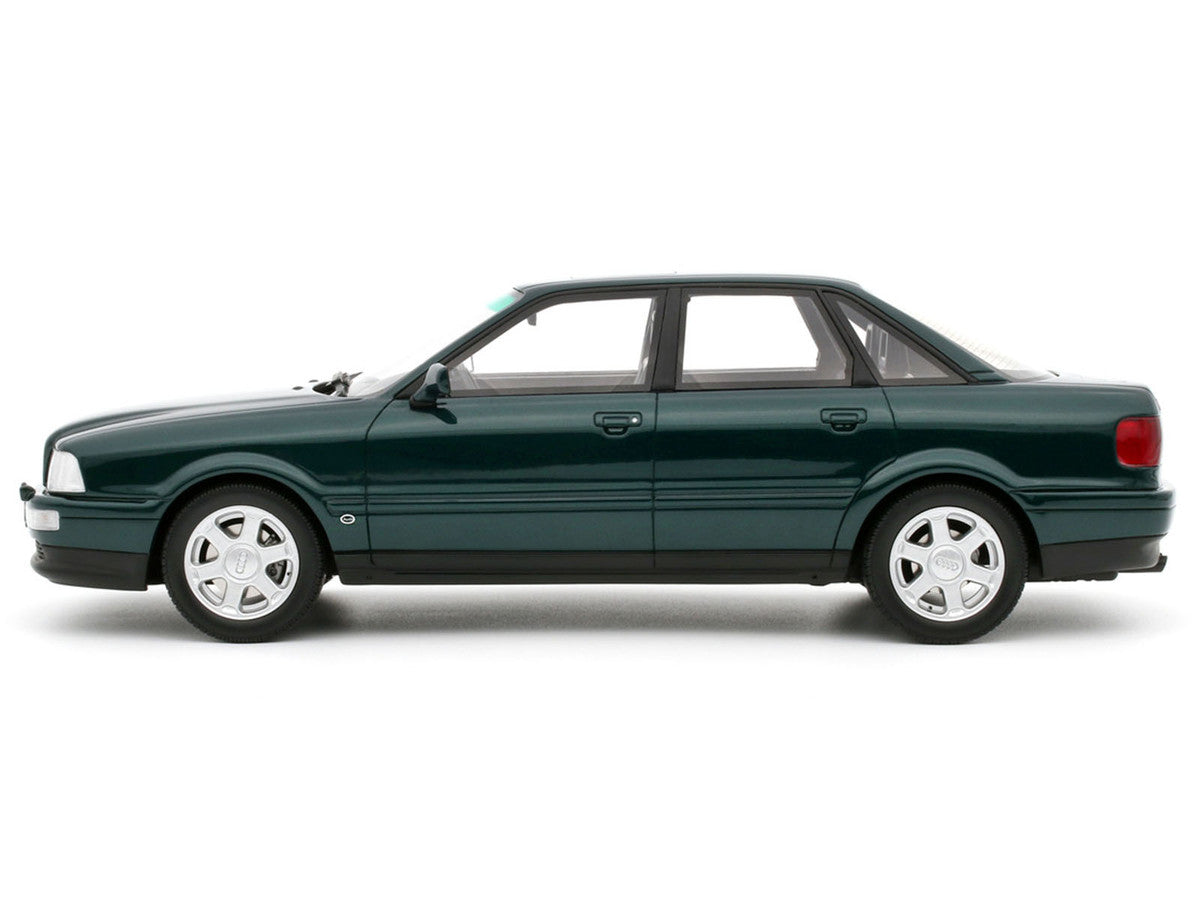 1993 Audi S2 Sedan Emerald Green Metallic Limited Edition to 2000 pieces Worldwide 1/18 Model Car by Otto Mobile-2