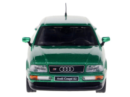 1994 Audi Coupe S2 Cricket Green Metallic 1/43 Diecast Model Car by Solido-1
