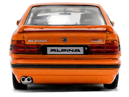 1994 BMW E34 Alpina B10 BiTurbo Orange Metallic with Black Stripes 1/43 Diecast Model Car by Solido-3