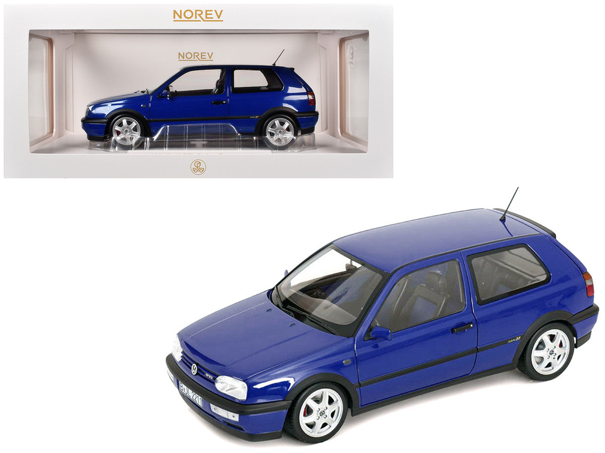 1994 Volkswagen Golf GTI Color Concept Jazz Blue 1/18 Diecast Model Car by Norev-4