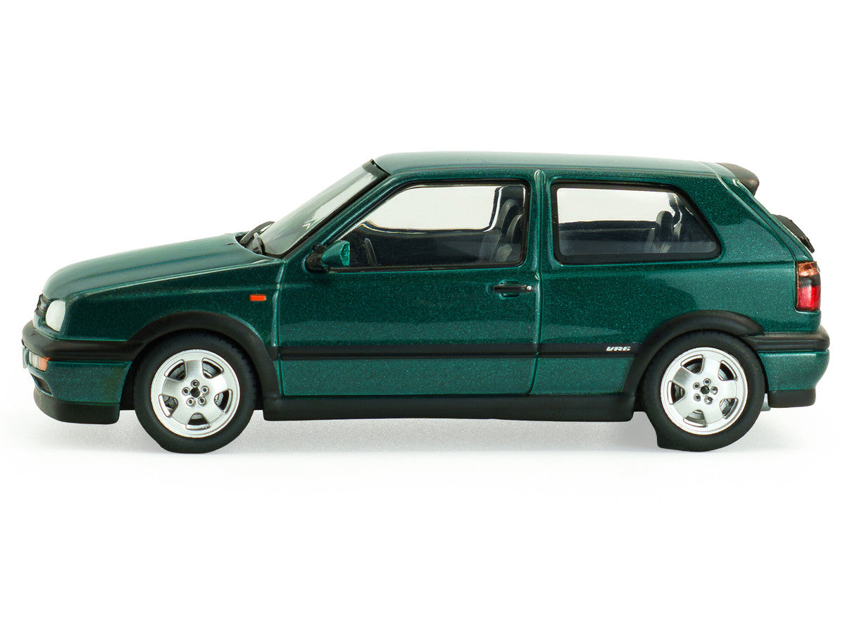 1994 Volkswagen Golf MKIII VR6 Dragon Green Pearl 1/43 Diecast Model Car by Solido-1