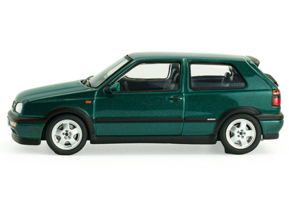 1994 Volkswagen Golf MKIII VR6 Dragon Green Pearl 1/43 Diecast Model Car by Solido-1