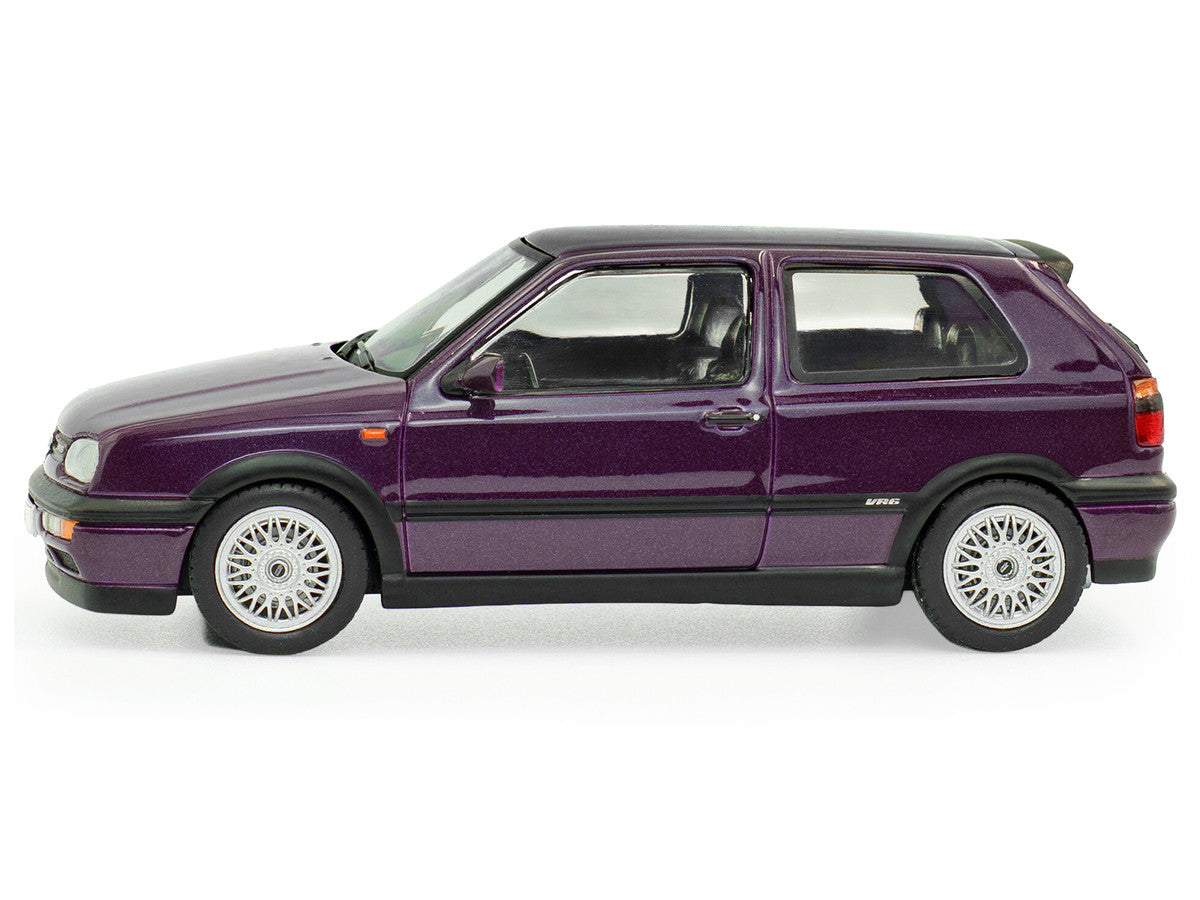 1994 Volkswagen Golf MKIII VR6 Purple Metallic 1/43 Diecast Model Car by Solido-1