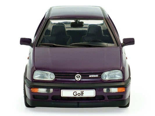 1994 Volkswagen Golf MKIII VR6 Purple Metallic 1/43 Diecast Model Car by Solido-0