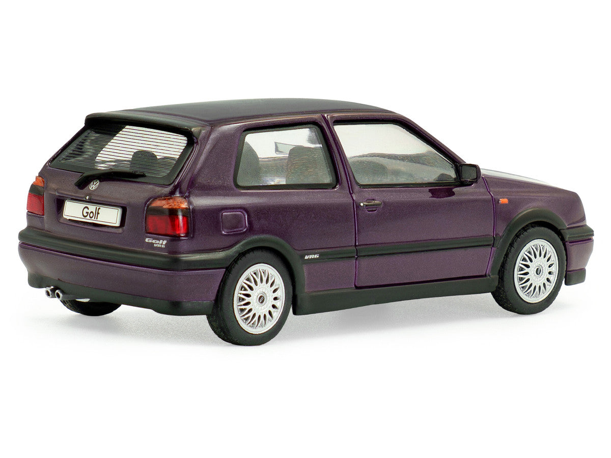 1994 Volkswagen Golf MKIII VR6 Purple Metallic 1/43 Diecast Model Car by Solido-2
