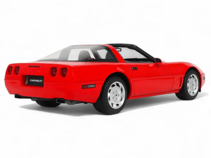 1995 Chevrolet Corvette C4 Convertible Torch Red 1/18 Model Car by GT Spirit-1