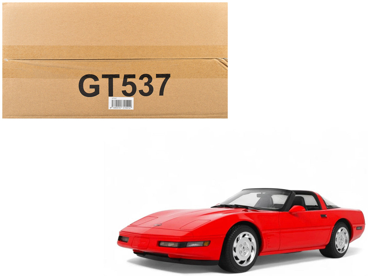 1995 Chevrolet Corvette C4 Convertible Torch Red 1/18 Model Car by GT Spirit-4