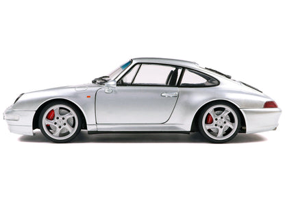 1996 Porsche 911 (993) 4S Polar Silver Metallic 1/18 Diecast Model Car by Solido-0