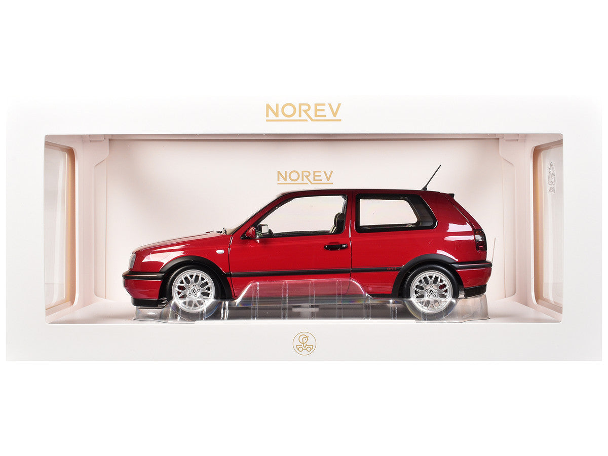 1996 Volkswagen Golf GTI "20 Years Anniversary Edition" Flash Red 1/18 Diecast Model Car by Norev-2