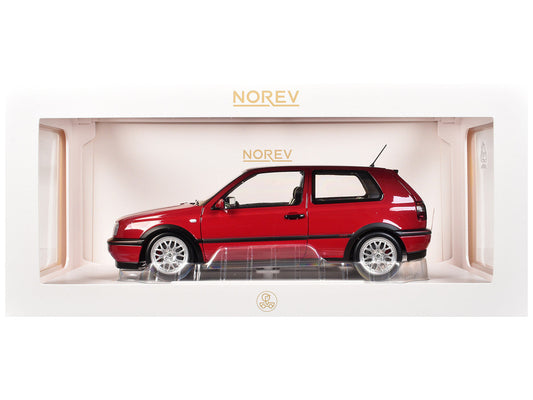 1996 Volkswagen Golf GTI "20 Years Anniversary Edition" Flash Red 1/18 Diecast Model Car by Norev-2
