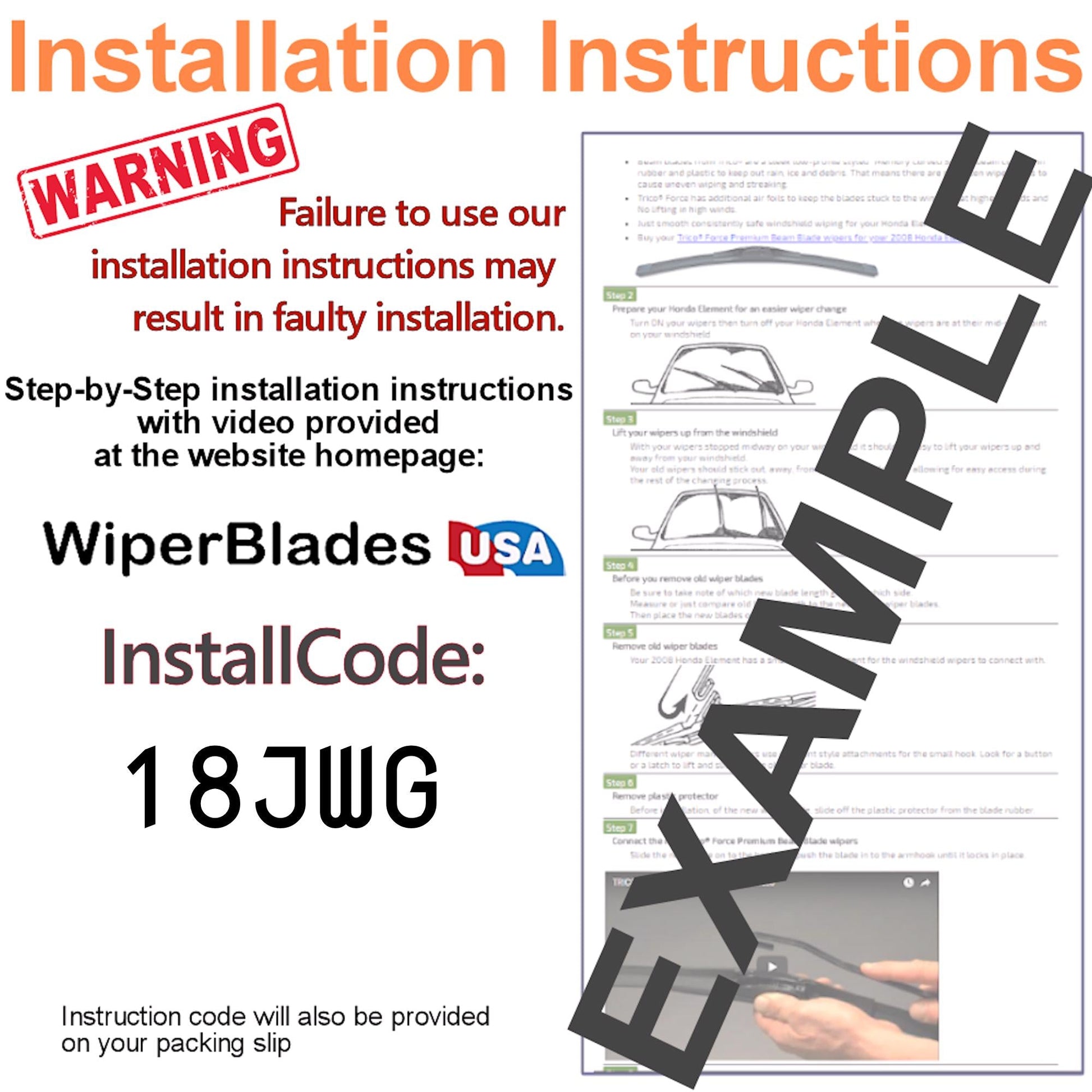 2002 Buick Regal Wiper Blades Set w/2yr Warranty (Set of 2) Tempest Elite Wipers-4