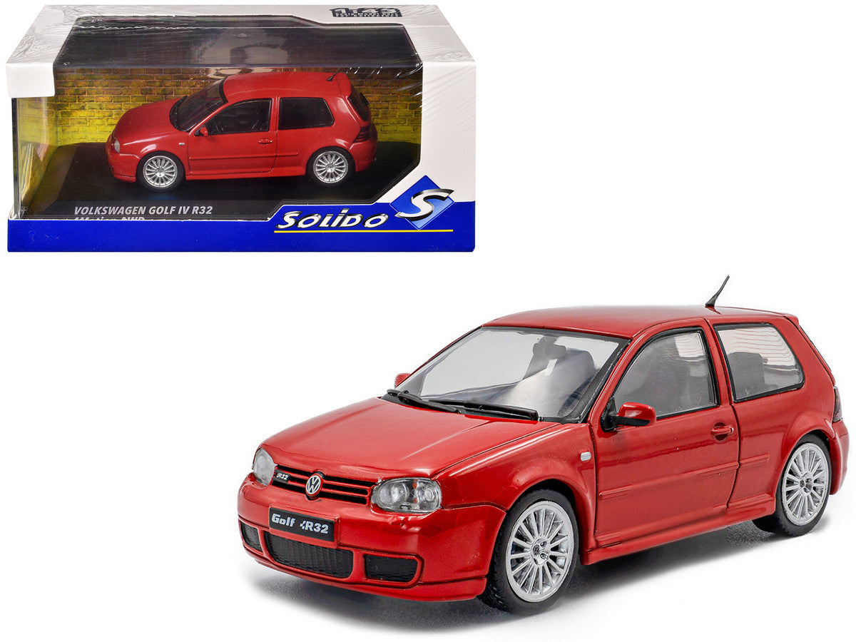 2003 Volkswagen Golf IV R32 Toronto Red 1/43 Diecast Model Car by Solido-4