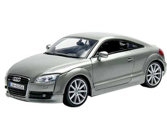 2007 Audi TT Coupe Grey 1/18 Diecast Car Model by Motormax - Car Models