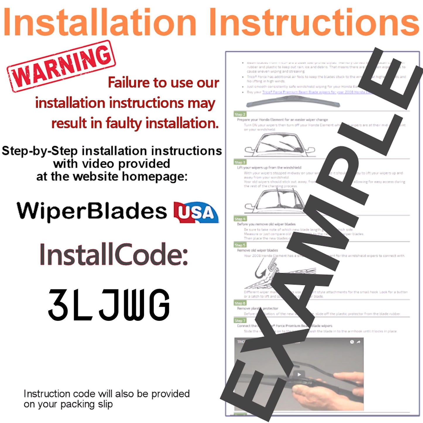 2008 Dodge Magnum Wiper Blades w/1yr Wear Warranty (Set of 3) w/Rear Wipers-4
