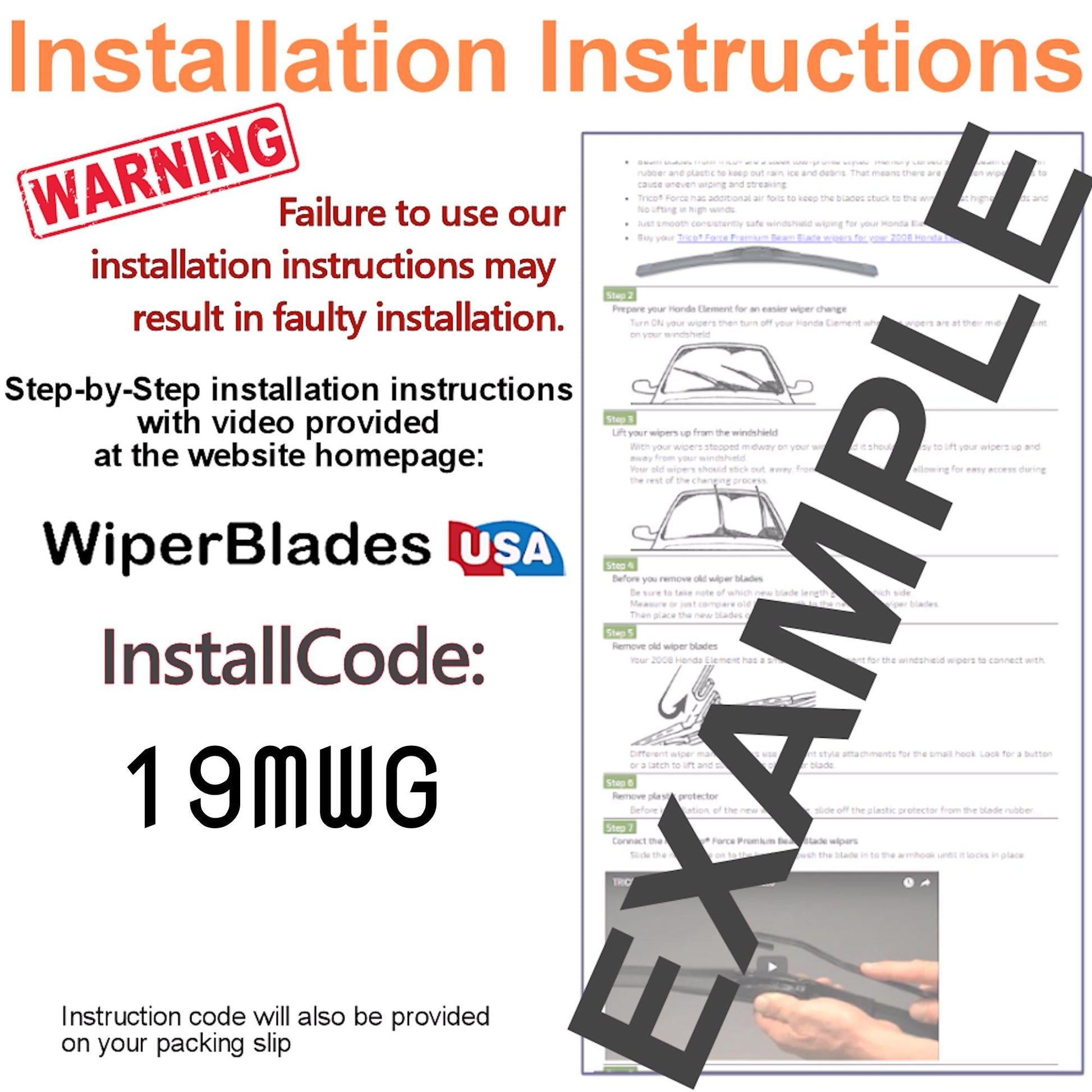 2009 Buick Allure Wiper Blades Set w/2yr Wear Warranty (Set of 2) Tempest Elite-4