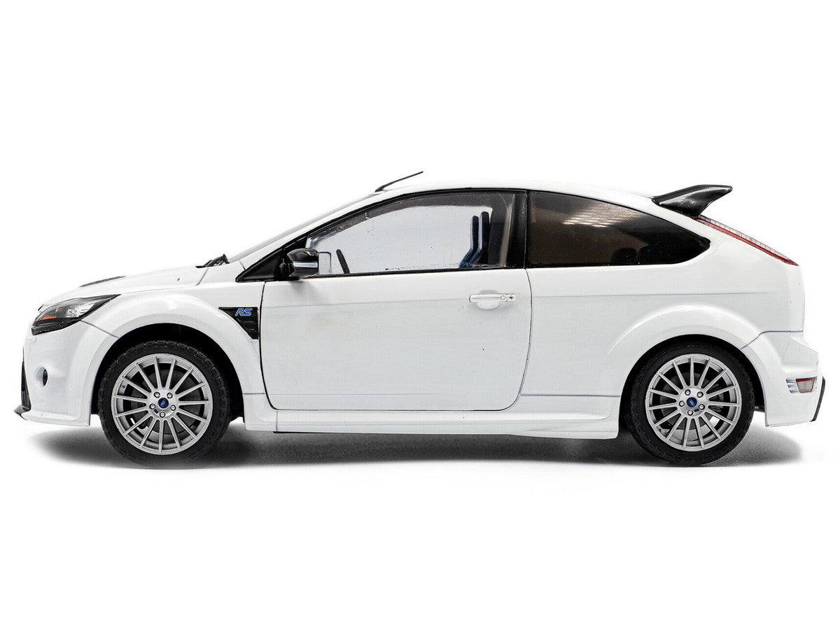 2009 Ford Focus RS MK2 Frozen White 1/18 Diecast Model Car by Solido-0
