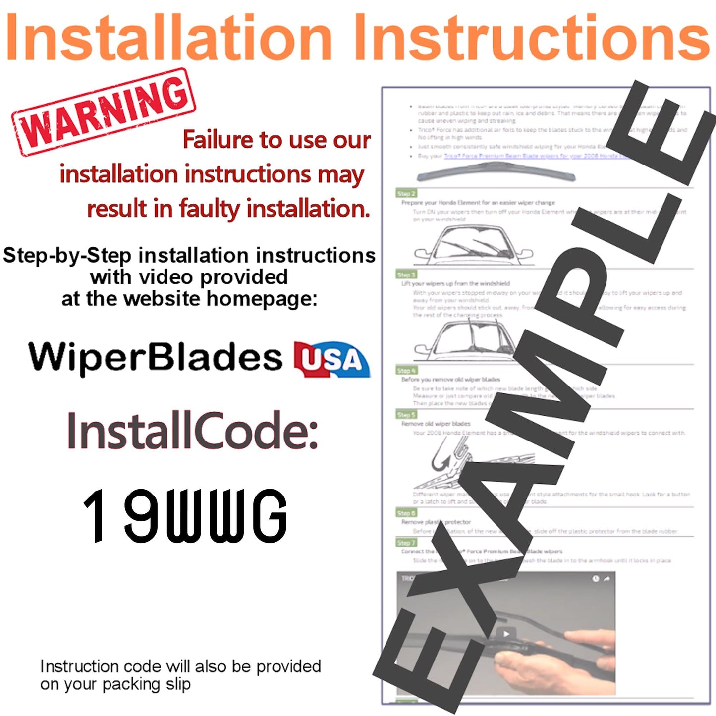 2010 Buick LaCrosse Wiper Blades w/2yr Wear Warranty (Set of 2) Beam Wipers-4