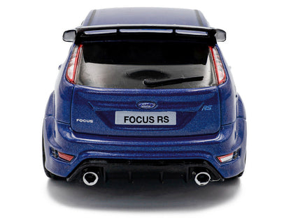 2010 Ford Focus MKII RS Indianapolis Blue Metallic 1/43 Diecast Model Car by Solido-1