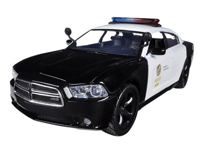 2011 Dodge Charger Pursuit LAPD Los Angeles Police Department Car 1/24 Diecast Car Model by Motormax-1