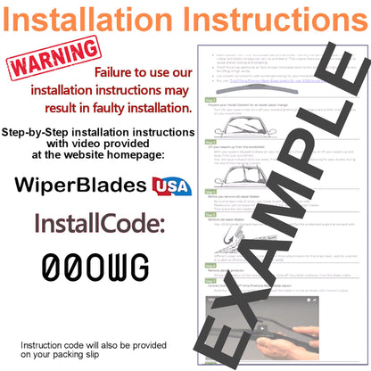 2012 Acura TL Wiper Blades Set w/1yr Wear Warranty (Set of 2) Pulse Beam Wipers-4