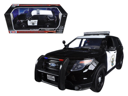 2015 Ford PI Utility Interceptor CHP California Highway Patrol 1/18 Diecast Model Car by Motormax-0