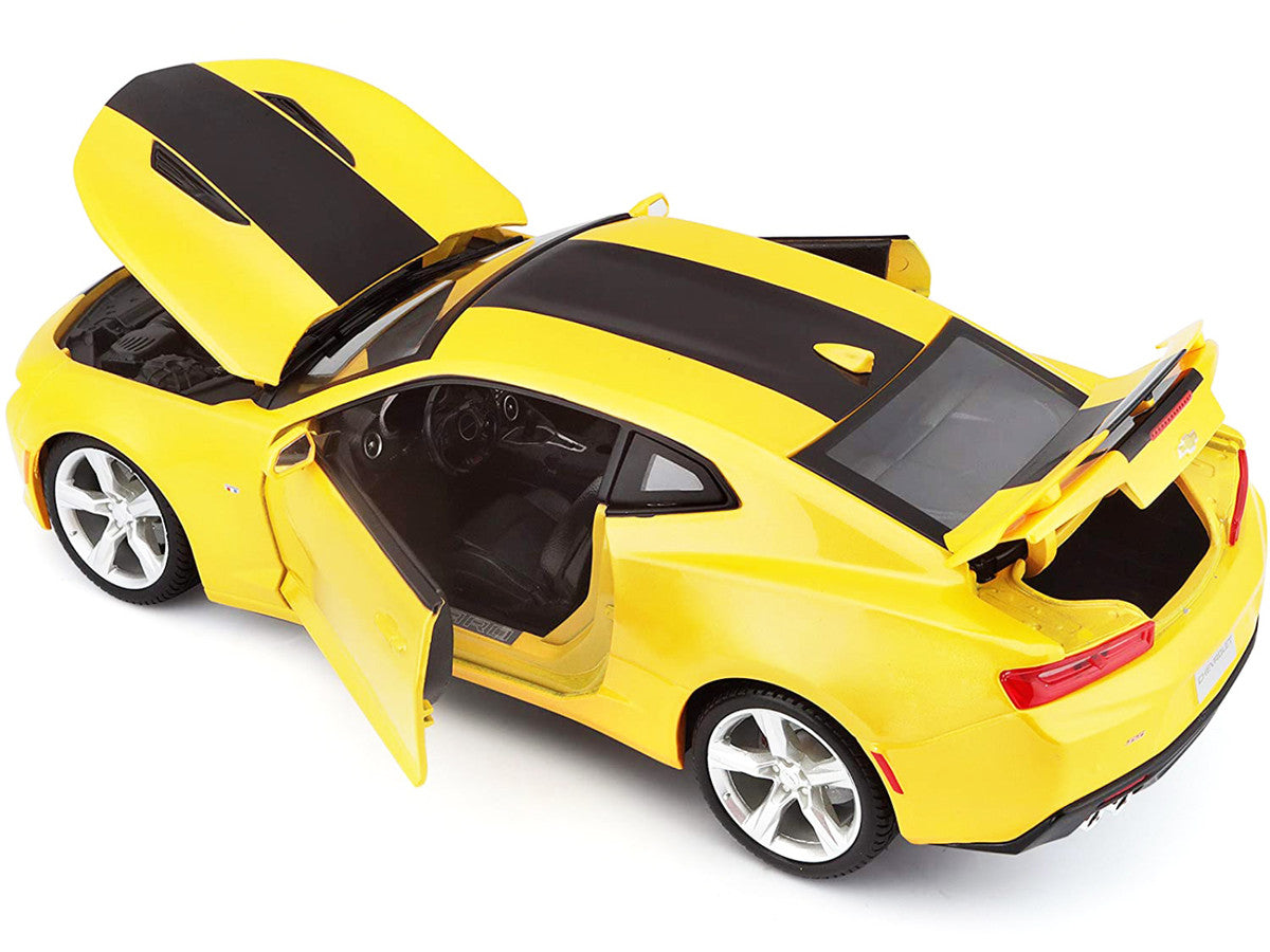 2016 Chevrolet Camaro SS Yellow 1/18 Diecast Model Car by Maisto-1