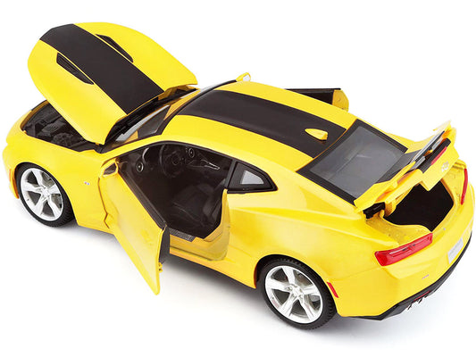 2016 Chevrolet Camaro SS Yellow 1/18 Diecast Model Car by Maisto-1