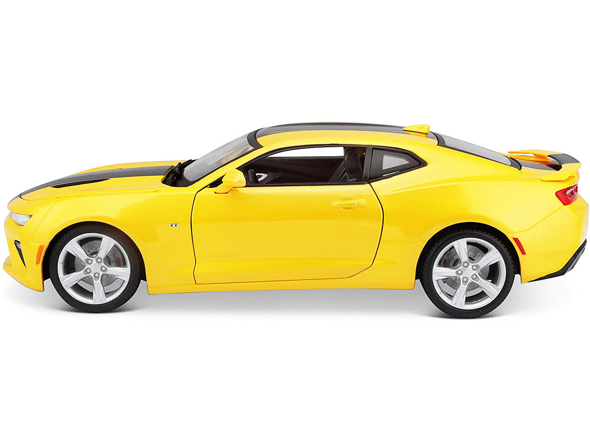2016 Chevrolet Camaro SS Yellow 1/18 Diecast Model Car by Maisto-2